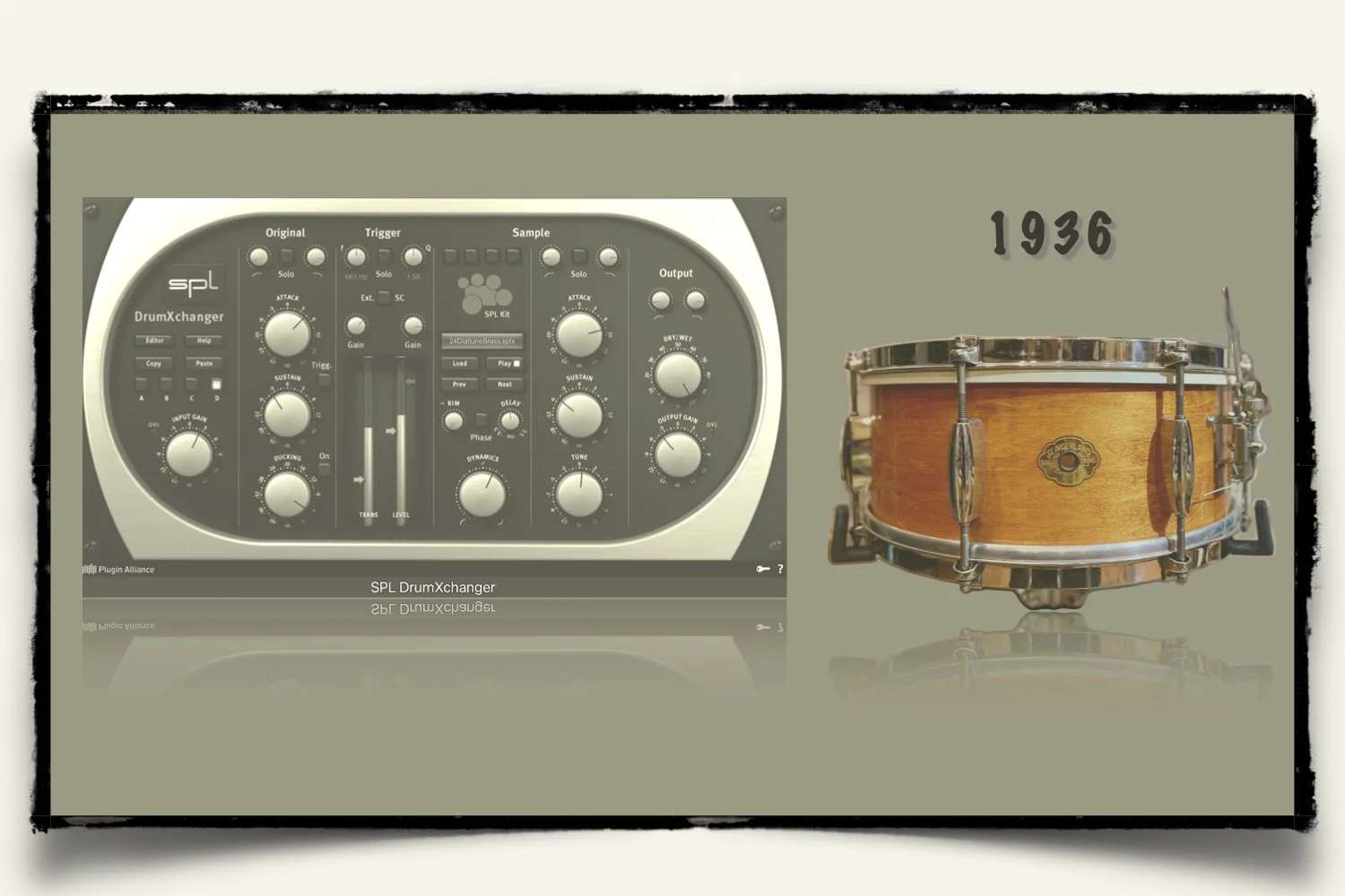 Download 1936 Slingerland Artist SPL DrumXchanger snare samples